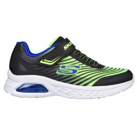 SNEAKERS SKECHERS BAMBINO MICROSPEC MAX II NERO/BLU/LIME 403930L BBLM