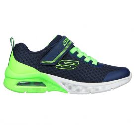 SNEAKERS SKECHERS BAMBINO MICROSPEC MAX - GORVIX NAVY/LIME 403773L NVLM