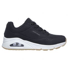 SNEAKERS SKECHERS DONNA UNO STAND ON AIR BLACK 73690 BBK