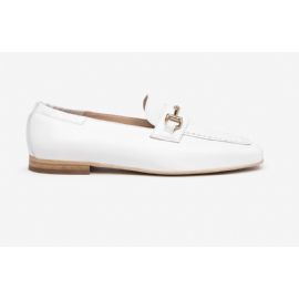 MOCASSINO NEROGIARDINI DONNA NAPPA PANDORA BIANCO MICROLITE E306341D/707