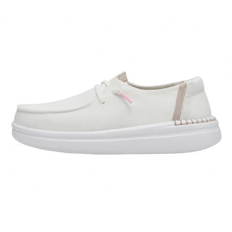 MOCASSINO HEY DUDE DONNA WENDY RISE W SPARK WHITE HD.40074/1K8