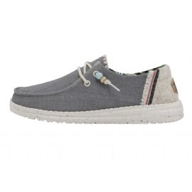 MOCASSINO HEY DUDE DONNA WENDY FRINGE W  INDIGO HD.40071/4ME