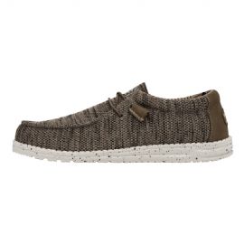 MOCASSINO HEY DUDE UOMO WALLY SOX BROWN HD.40019/255