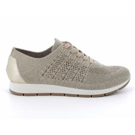 SNEAKERS  ENVAL SOFT DONNA T.FLYKNIT BEIGE/PLATINO 3757744