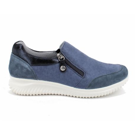 SNEAKERS  ENVAL SOFT DONNA SCAM.AFRODITE ZIP AZZURRO 3759011