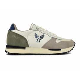 SNEAKERS AVIREX UOMO ISAAC BEIGE /GREEN AV31M40602 04