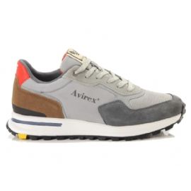 SNEAKERS AVIREX UOMO BEN MIX MARRONE/GRIGIO AV31M60610 07