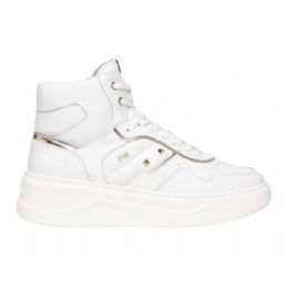 SNEAKERS NEROGIARDINI DONNA VELVET BIANCO T.BRILL PLATINO E306560D/707