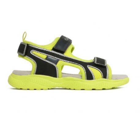 SANDALI  GEOX J SPLUSH LIME/BLACK J35GPA 014CE C3707