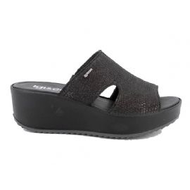 CIABATTE CON ZEPPA IGI&CO 3667000 BLACK