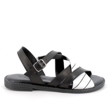 SANDALO IGI&CO 3684100 NERO/BIANCO