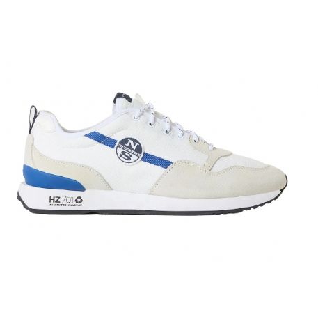 SNEAKERS NORTH SAILS UOMO HORIZON PLAIN 021 WHITE BLU