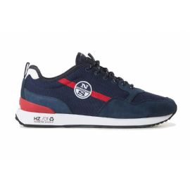 SNEAKERS NORTH SAILS UOMO HORIZON PLAIN 020 NAVY RED