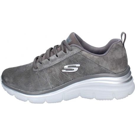 SNEAKERS SKECHERS DONNA FASHION SOFT LOVE CHARCOAL 149472 CHAR