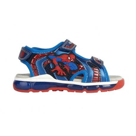 SANDALI  GEOX BAMBINO ANDROID SPIDER MAN  NAVY/ROYAL J350QA 014CE C4226 TG:27