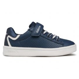 SNEAKERS GEOX BAMBINO DJROCK  NAVY/WHITE J355VA 054FU C4211 TG:28-35