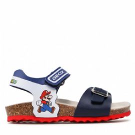 SANDALI  GEOX BAMBINO GHITA NAVY/ROYAL J258LC 000BC C4226 TG:28-35