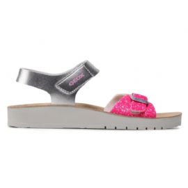 SANDALI GEOX BAMBINA COSTAREI  SILVER/FUCHSIA J15EAB 0NFEW C0162 RG:35/36/37/38/39