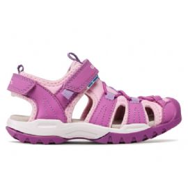 SANDALI GEOX BAMBINA J BOREALIS G.A. LYCRA DBK PURPLE/PINK J250WA 01550 C8224 TG.27