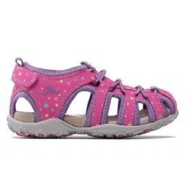 SANDALI GEOX BAMBINA ROXANNE  FUCHSIA/LILAC J25D9A 1550 C8257 tg:27