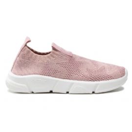 SNEAKERS GEOX BAMBINA ARIL SHINY KNITT ROSE J25DLE 0007Q C8172 TG:28>39