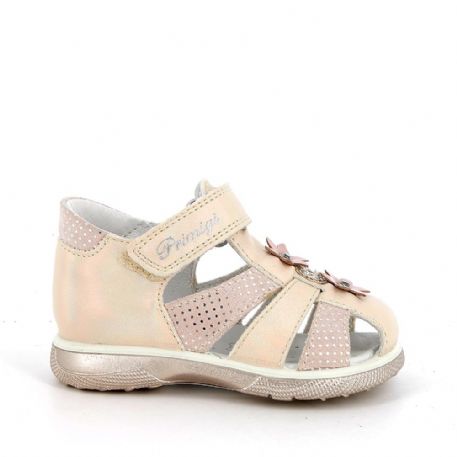 SANDALO PRIMIGI  BAMBINA BEIGE IRIDESCENTE 3857600 TG:20>26