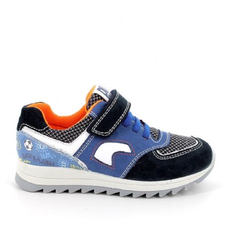 SNEAKERS PRIMIGI BAMBINO BLUETTE-NAVY-GRIGIO SCURO 3869622 TG:28,29,30