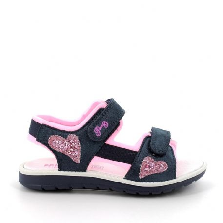 SANDALO PRIMIGI BAMBINA BLU SCURO-ROSA CHIARO 3884311 TG:28>30