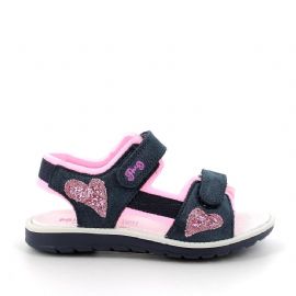 SANDALO PRIMIGI BAMBINA BLU SCURO-ROSA CHIARO 3884311 TG:31>35