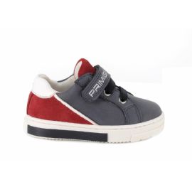 SCARPA PRIMI PASSI PRIMIGI BAMBINO BLU-ROSSO 3904833 TG:20>24