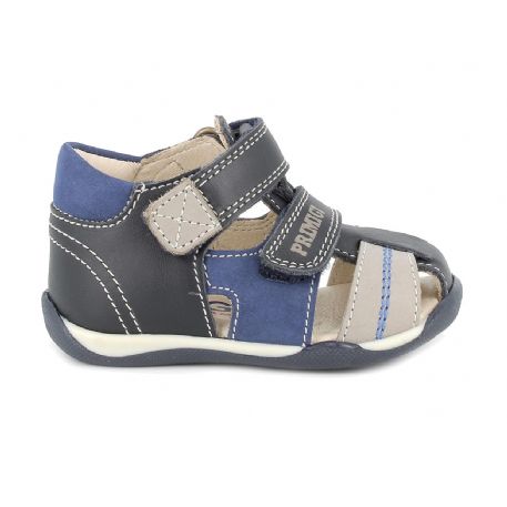 SANDALO PRIMI PASSIPRIMIGI BAMBINO NAVY-BEIGE 3908022 TG:20>26