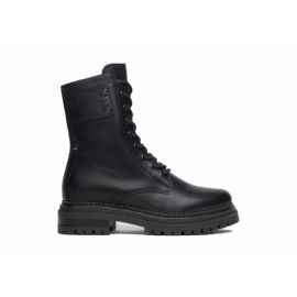 STIVALETTI ANFIBI NEROGIARDINI DONNA N PELLE NERO I308953D/100
