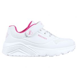 SNEAKERS SKECHERS BAMBINA UNO LITE BIANCO/ROSA FLUO 310451L/WHP