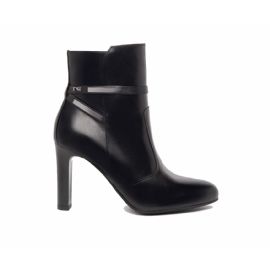 TRONCHETTI NEROGIARDINI DONNA IN PELLE NERO TACCO 9 CM I308742DE/100