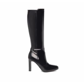 STIVALI CON TACCO NEROGIARDINI DONNA IN PELLE NERO TACCO 9 CM ELEGANTI I308744DE/100