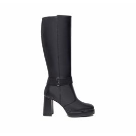 STIVALE CON TACCO NEROGIARDINI DONNA IN PELLE NERO TACCO 9CM I308930D/100