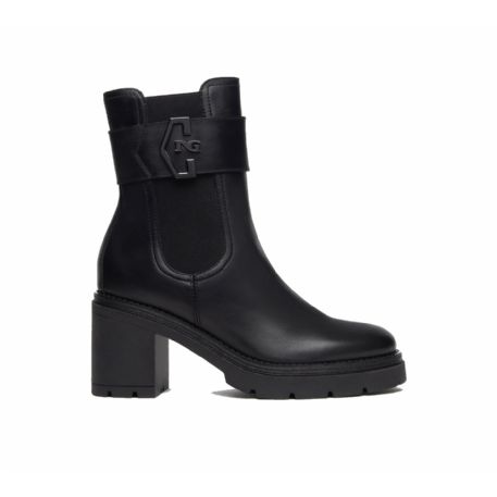 STIVALETTI CHELSEA NEROGIARDINI DONNA IN PELLE NERO I309160D/100