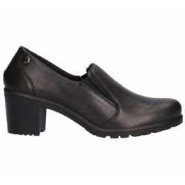 MOCASSINO CON TACCO ENVAL SOFT DONNA IN PELLE NERO 4751400