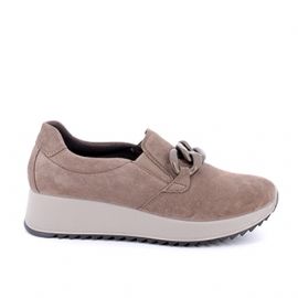 SLIP-ON ENVAL SOFT DONNA CON ZEPPA IN PELLE FANGO 4774533