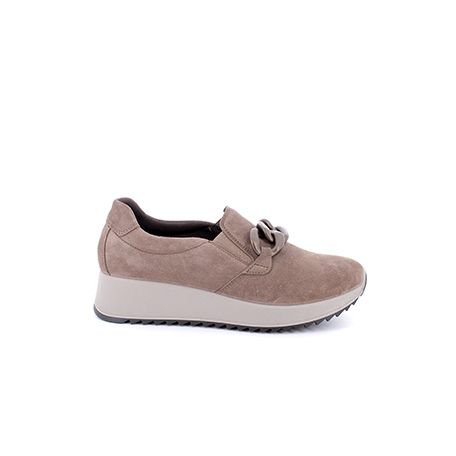 SLIP-ON ENVAL SOFT DONNA CON ZEPPA IN PELLE FANGO 4774533