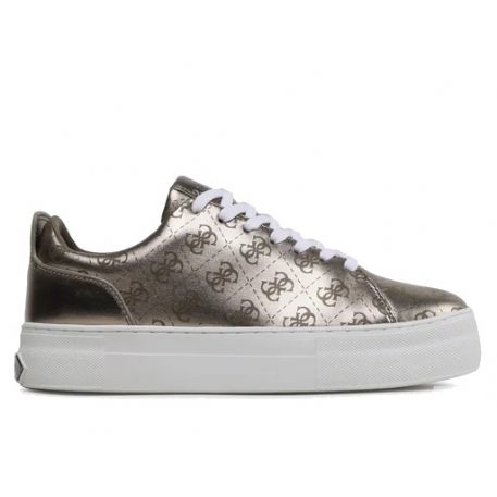 SNEAKERS GUESS DONNA GIANELE ARGENTO FL7GNL FAL12 PEWTE