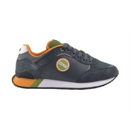 SNEAKERS COLMAR UOMO TRAVIS PLUS COLORS ANTHRACITE-GREEN-ORANGE 020 TRAVPL C 020