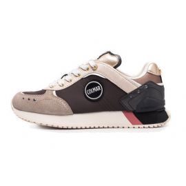 SNEAKERS COLMAR DONNA TRAVIS PLUS GLARE DK BROWN-LT BROWN-PINK-GOLD 062 TRAVPL G 062