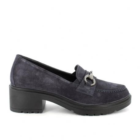 MOCASSINO CON TACCO IGI&CO DONNA SCAM.SUPER10/12 BLU  4651533