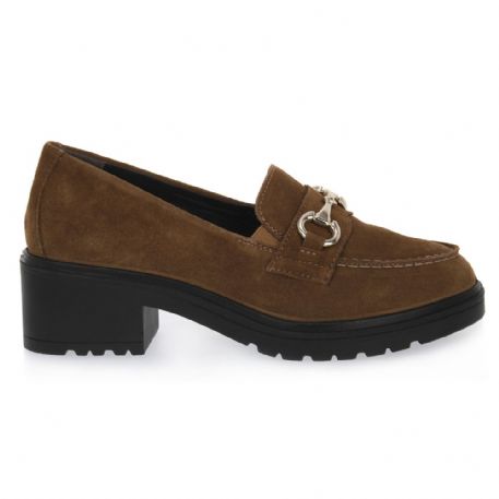 MOCASSINO CON TACCO IGI&CO DONNA SCAM.SUPER10/12 COGNAC 4651544