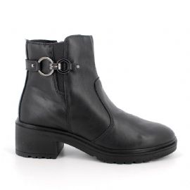 STIVALETTI CON TACCO IGI&CO DONNA  NAPPA SOFT IN PELLE  NERO 4652000