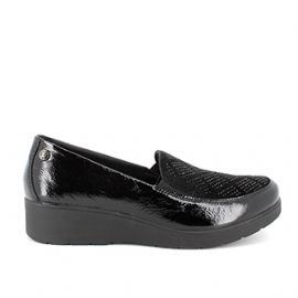 SLIP-ON ENVAL SOFT DONNA IN PELLE NERO 4755200