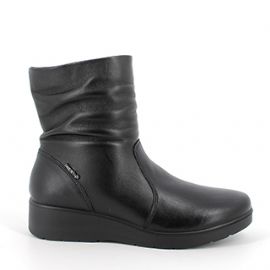 STIVALETTI CON ZEPPA ENVAL SOFT DONNA IN PELLE NERO 4763200