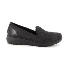 SLIP-ON ENVAL SOFT DONNA IN PELLE NERO 476700