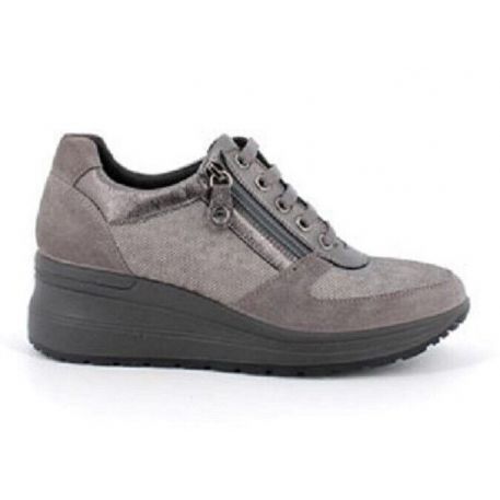 SNEAKERS ENVAL SOFT DONNA ZEPPA CAMOSCIO GRIGIO 4760311